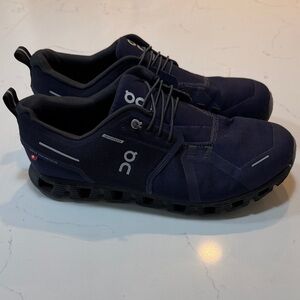 On Running Men's Dark Blue Sneakers - Cloud 5 Waterproof
